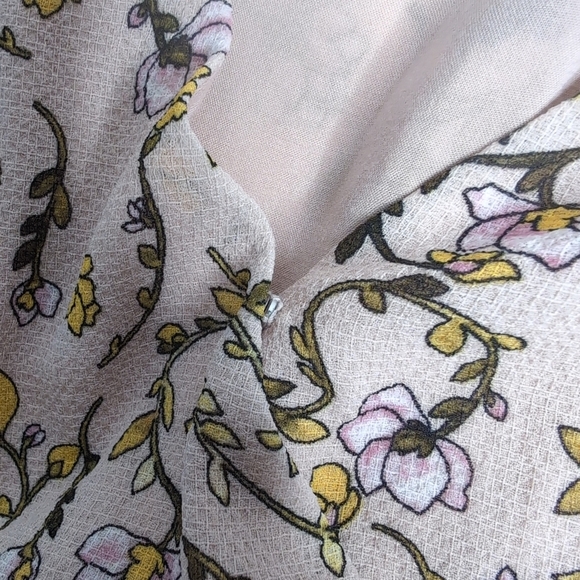 Nordstrom Rack (Cashmere and Cupcake Pink Frilly Floral Patterned Dress, Size S - Picture 7 of 9